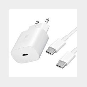 Fast Charging Wall Charger (PD 20W) Type C to Type C Charging Cable - 1m - Bar 9902013547170- 51748/10491 AS B1 (S9)