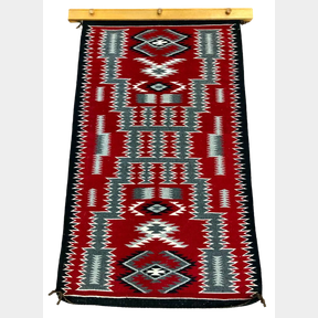 Storm Pattern Navajo Textile By Verna Begay On Custom Hanger