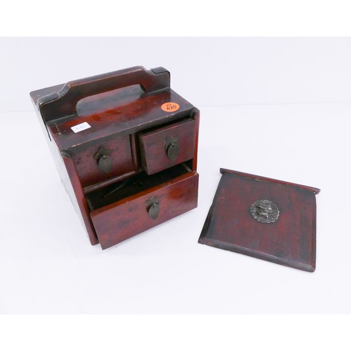 Antique Chinese Spice Box - 6''