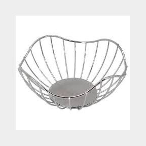 Regent - Chromeware Round Wire Free Form Basket Small - 190 x 190 x 85mm --51744/2393- Bar 6005231141311 | WW23