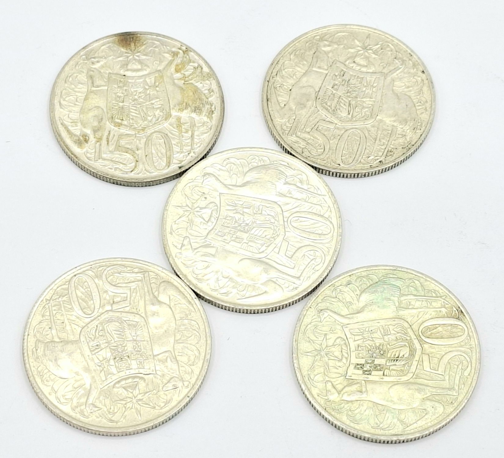 1070 · 1966 SILVER 50C COINS