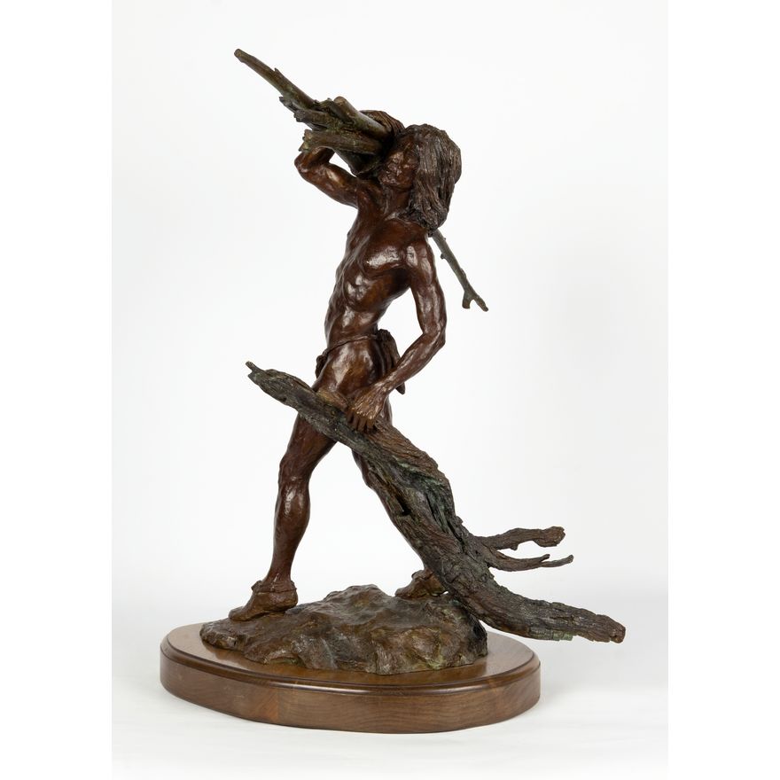Jim Knox (20th Century): Wood Carrier, 1985