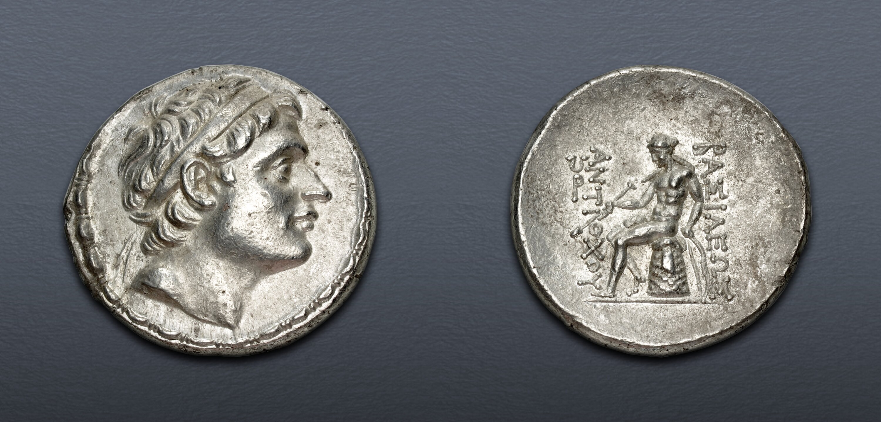 SELEUKID EMPIRE. Antiochos III ‘the Great’. 222-187 BC. AR Tetradrachm ...