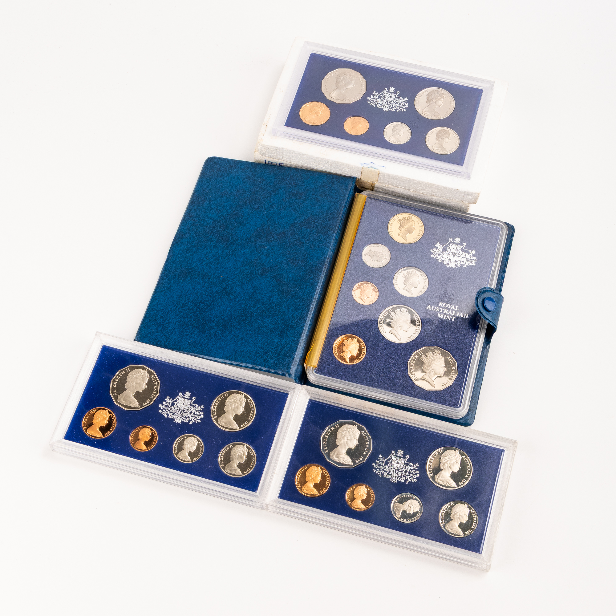 Elizabeth II, One Cent - One Dollar, 1975 - 1985, FDC