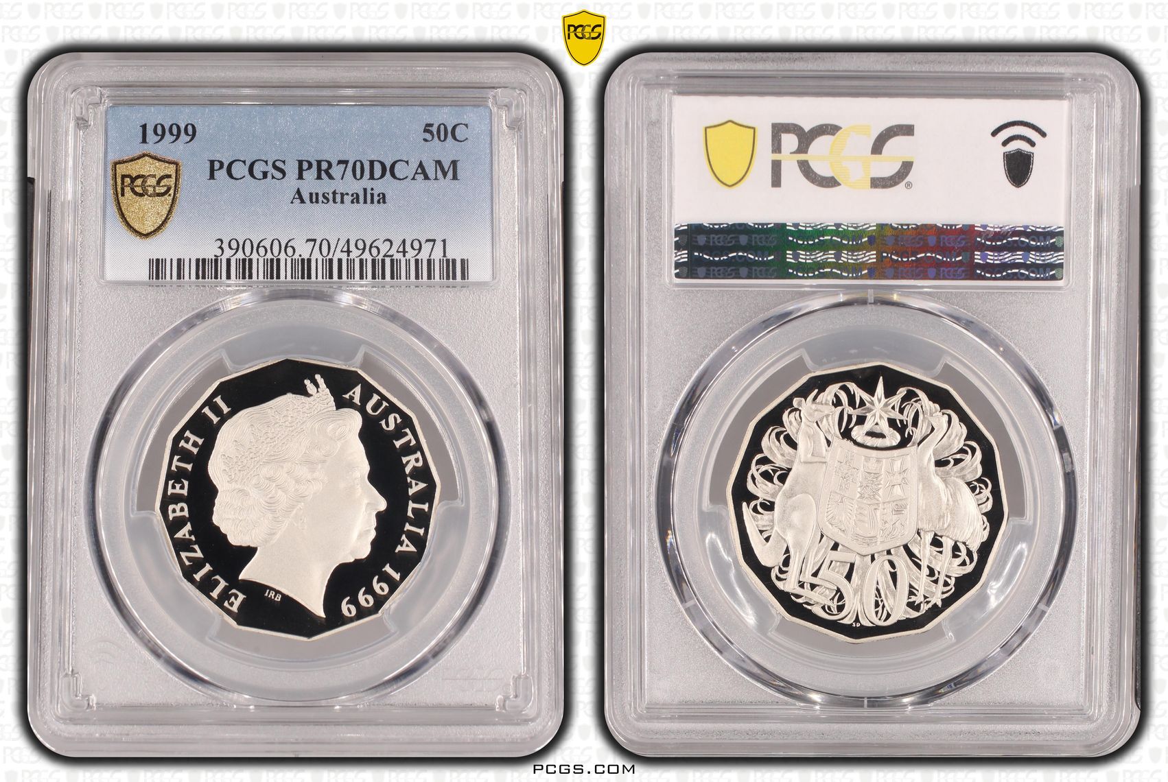 Fifty Cent, 1999, PCGS PR70DCAM