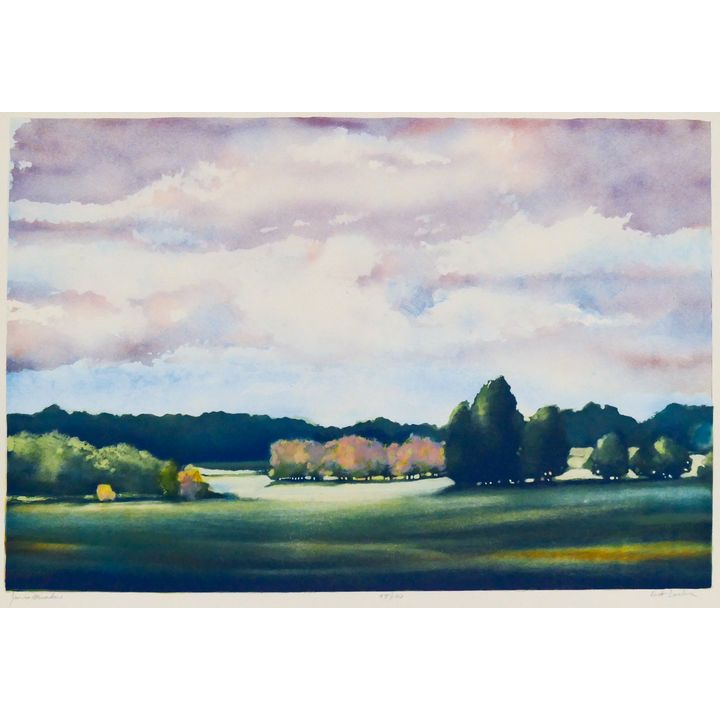 Kent Lovelace ''Janis Meadow'' S/N Color Lithograph 29.5''x41.5'' Sheet