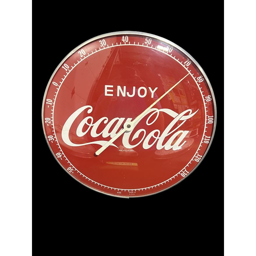 Enjoy Coca-Cola Coke Soda Thermometer