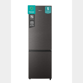 HISENSE 264L BOTTOM FREEZER FRIDGE - TITANIUM INOX