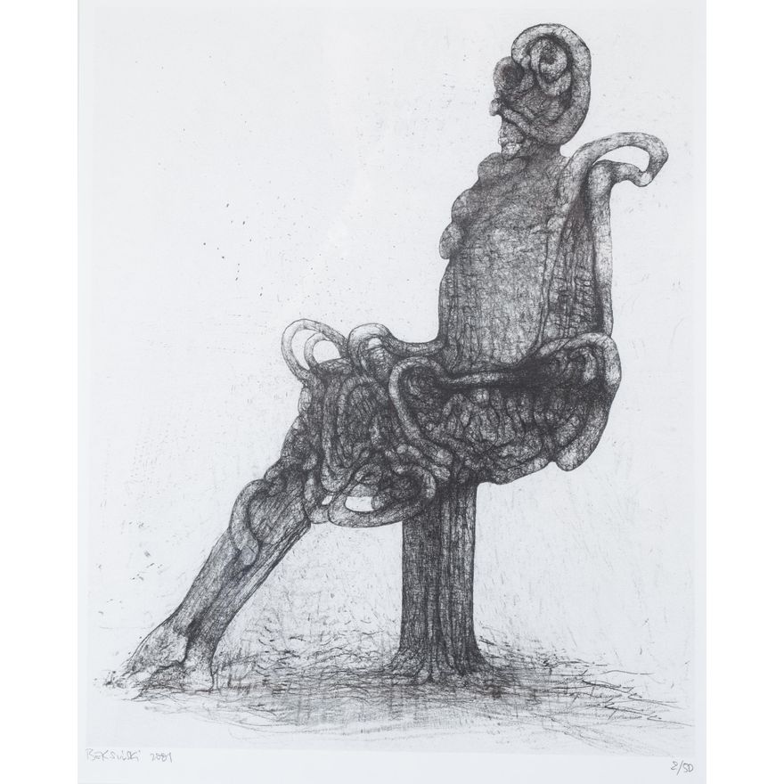 Zdzisław Beksiński | Bez tytułu, 2001