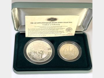 1937- 1997 AUSTRALIA 60th ANNIVERSARY SILVER CROWN COLLECTION