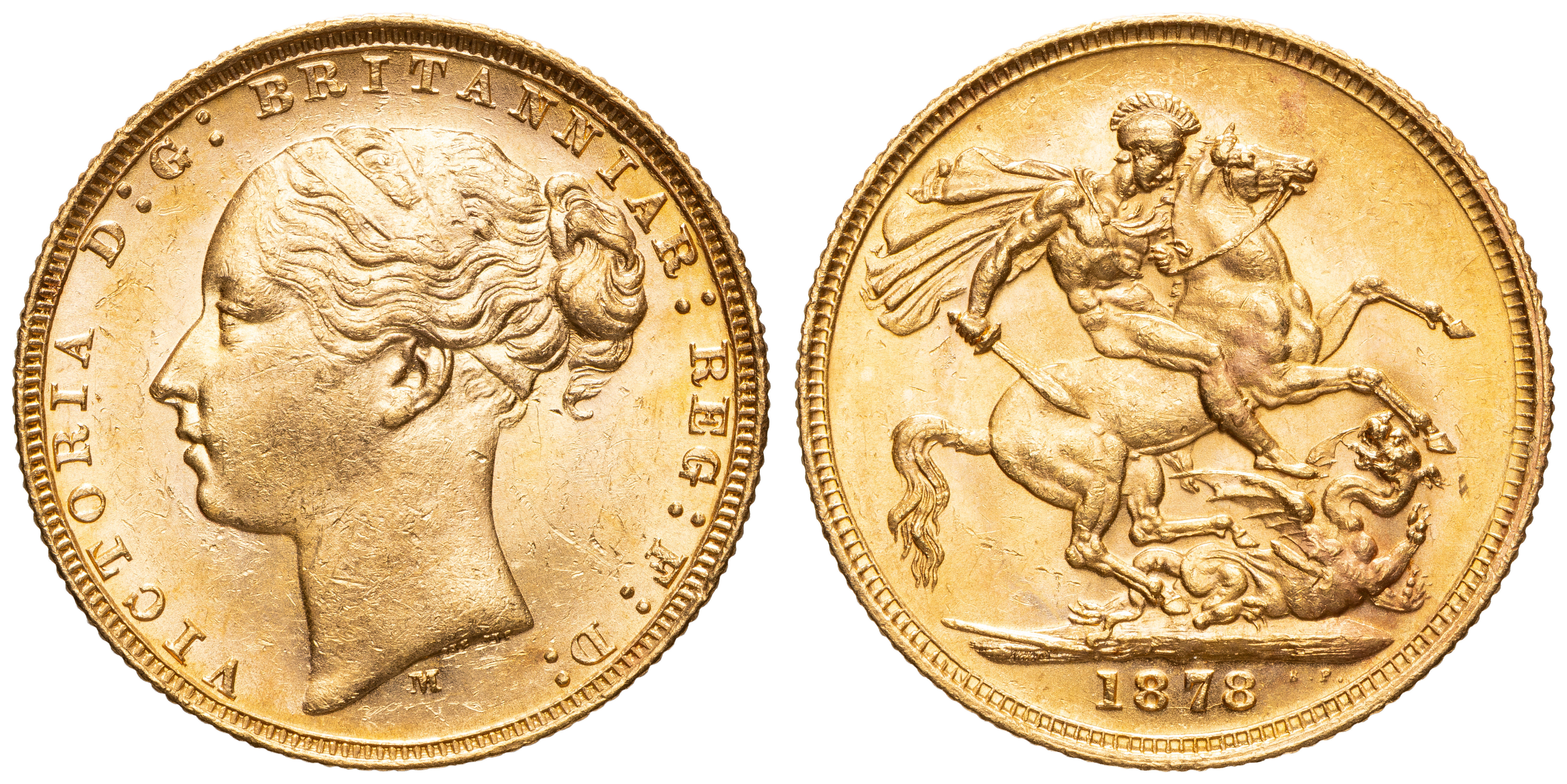 Victoria, Sovereign, 1878-M, gEF