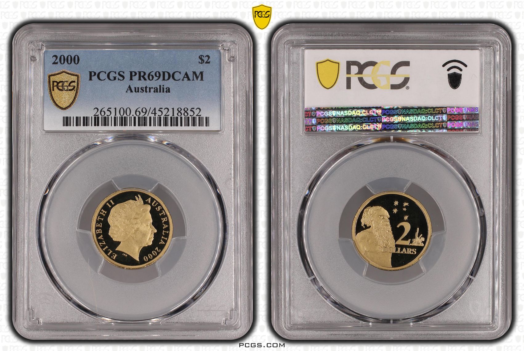 Two Dollar, 2000, PCGS PR69DCAM