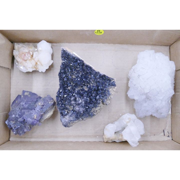 Box Crystal Mineral Specimens- largest 6''
