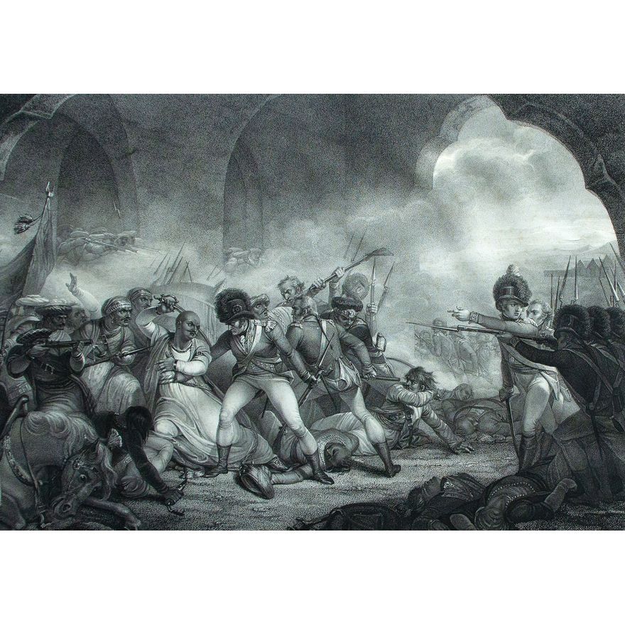 Henry Singleton 'The Last Effort and Fall of Tippoo Sultan'