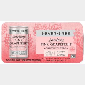 FEVER-TREE SPARKLING PINK GRAPEFRUIT 16PK, 5.07 FZ