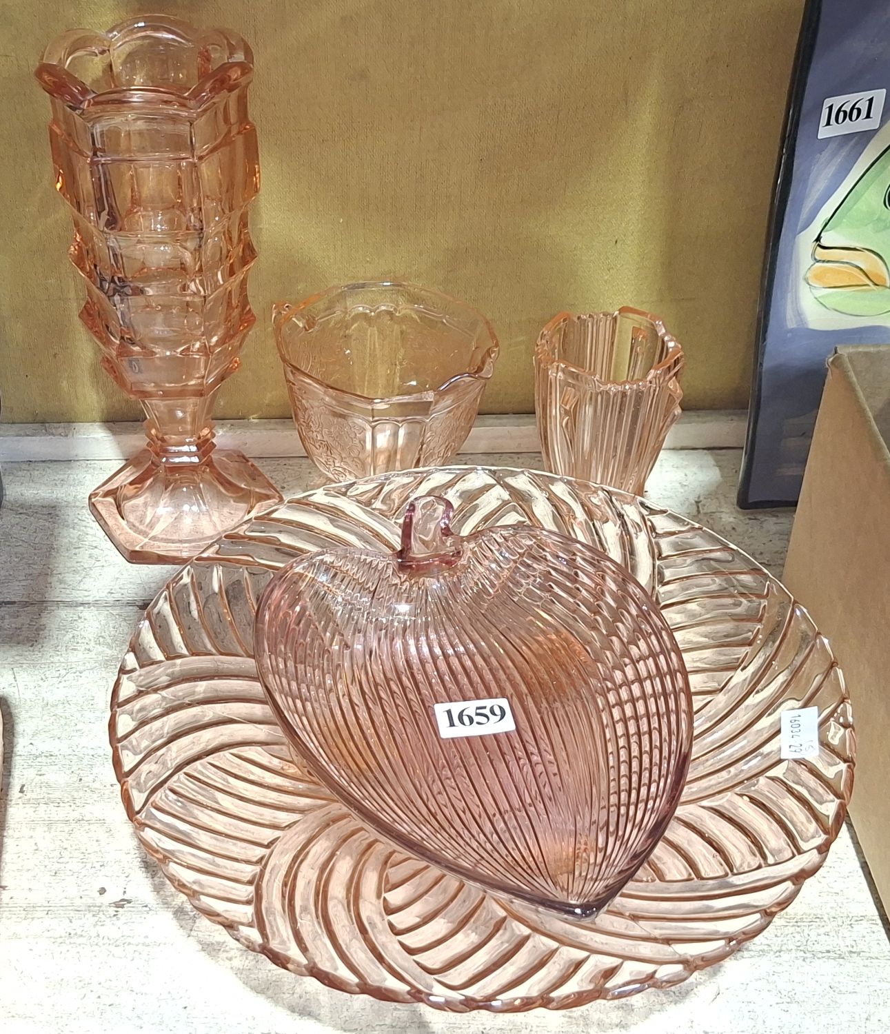 Pink Depression Glassware