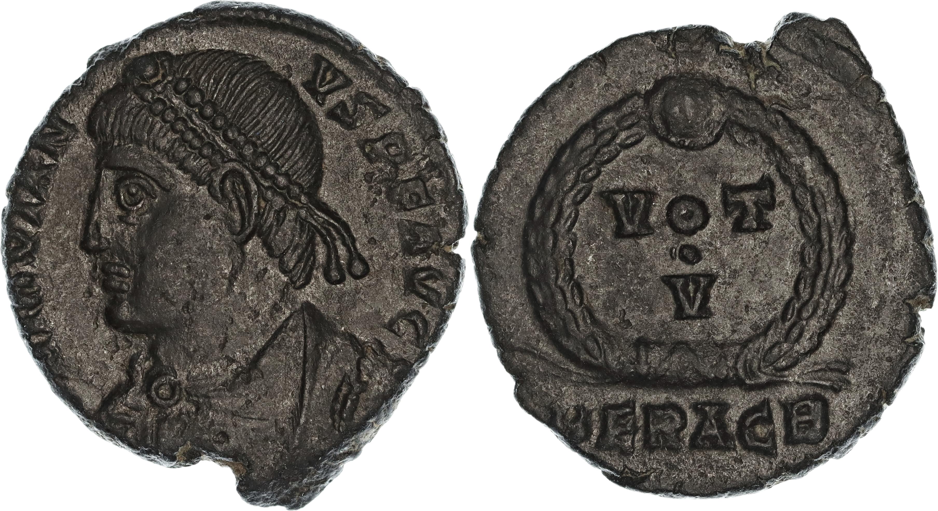 Roman Empire, Jovian, Æ, 363-364 AD, VF