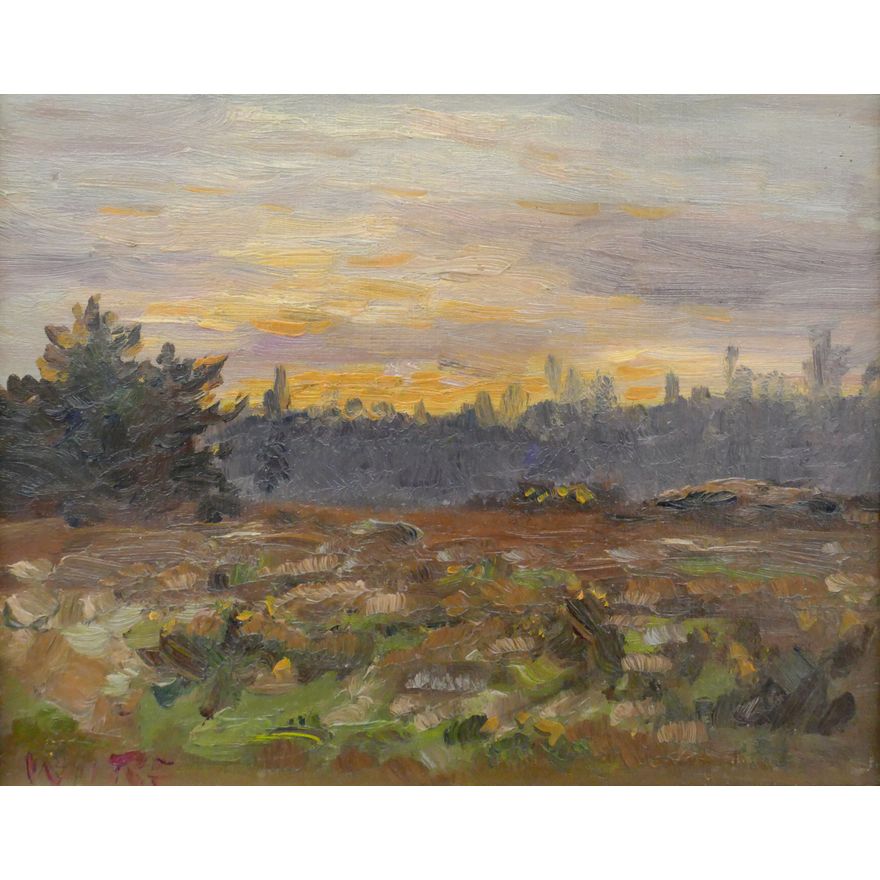 Melville Wire ''Sunset Landscape'' Oil