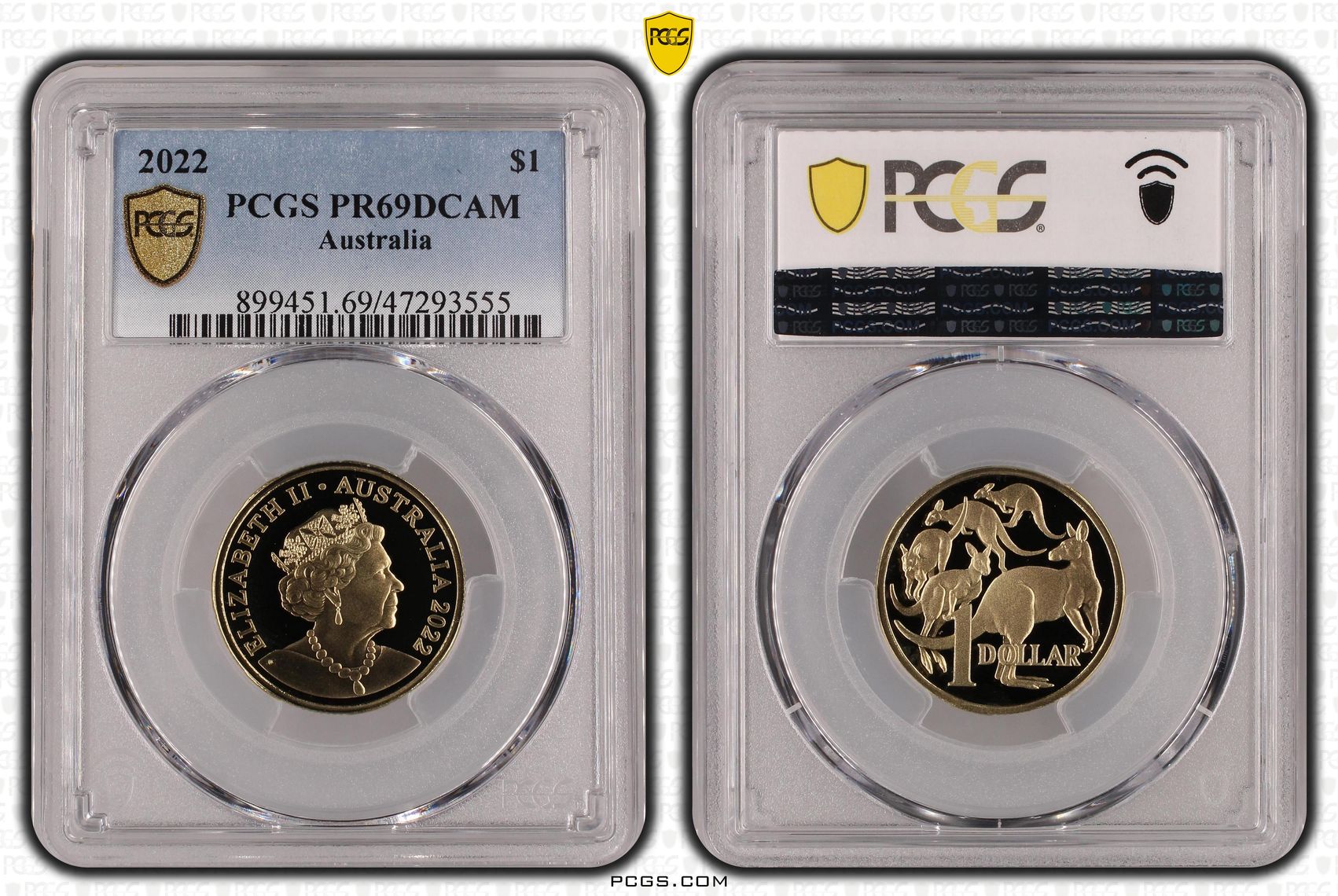One Dollar, 2022, PCGS PR69DCAM