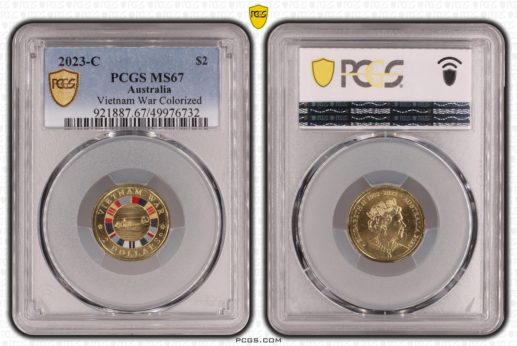 Vietnam War Colorized , Two Dollar, 2023-C, PCGS MS67