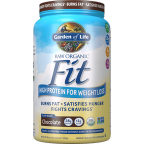 32.09 OZ PWDR GARDEN OF LIFE RAW ORGANIC FIT PROTEIN POWDER, CHOCOLATE, 28G PROTEIN, 2.0LB, 32.1OZ
