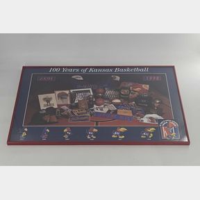 100 Years of Kansas Basketball Framed Poster / Print KU Jayhawks
