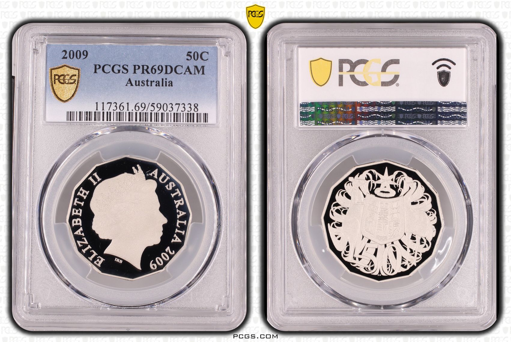 Fifty Cent, 2009, PCGS PR69DCAM
