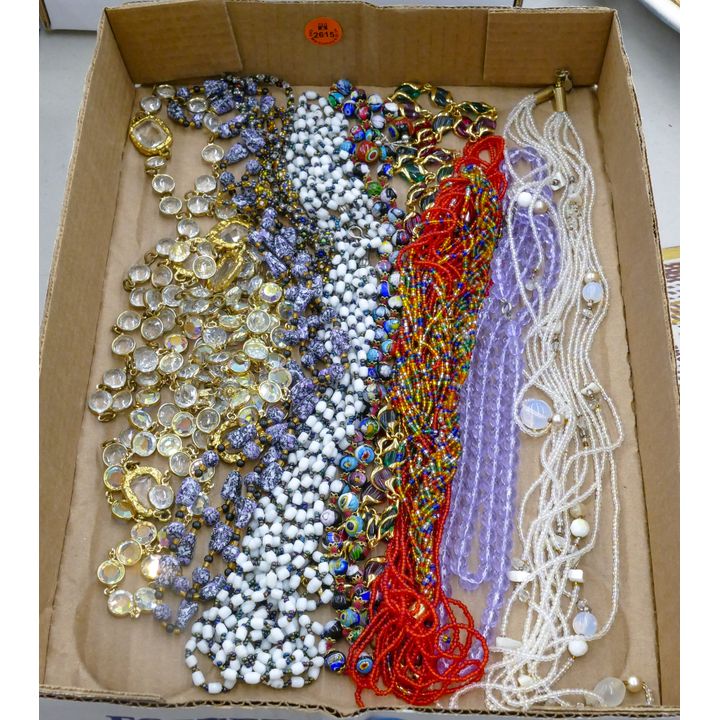Box Glass Bead Necklaces