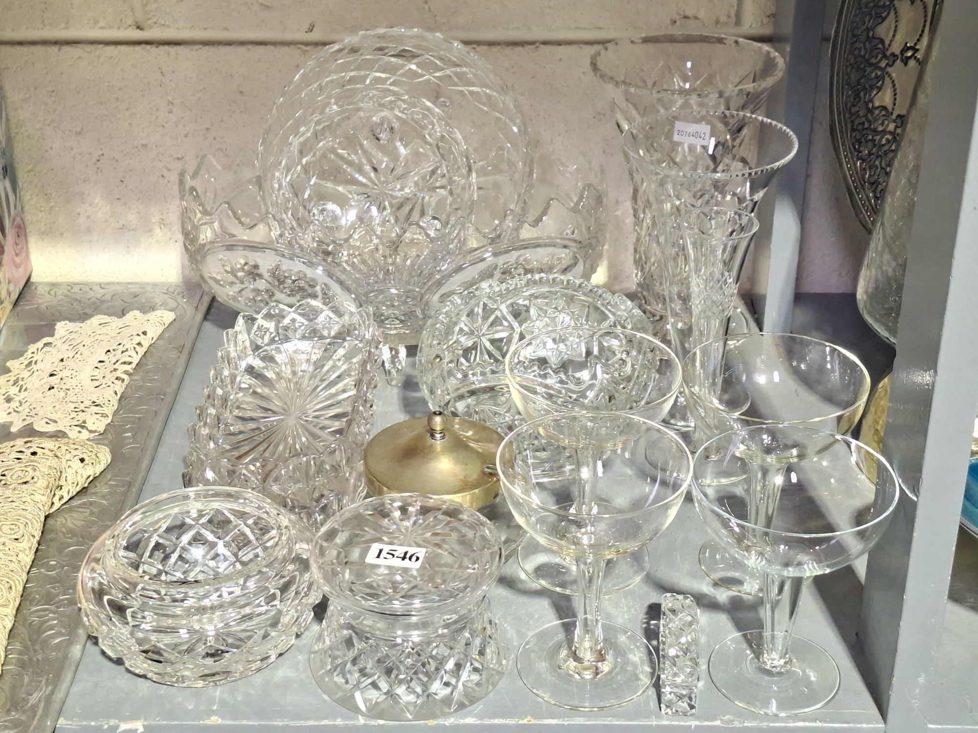 Collection Of Crystal Tableware