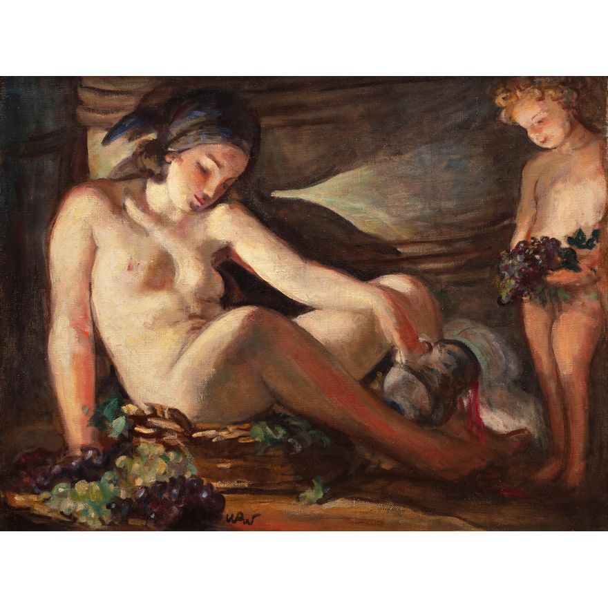 Wojciech Weiss | Winobranie. Bachanalia, 1937 r.