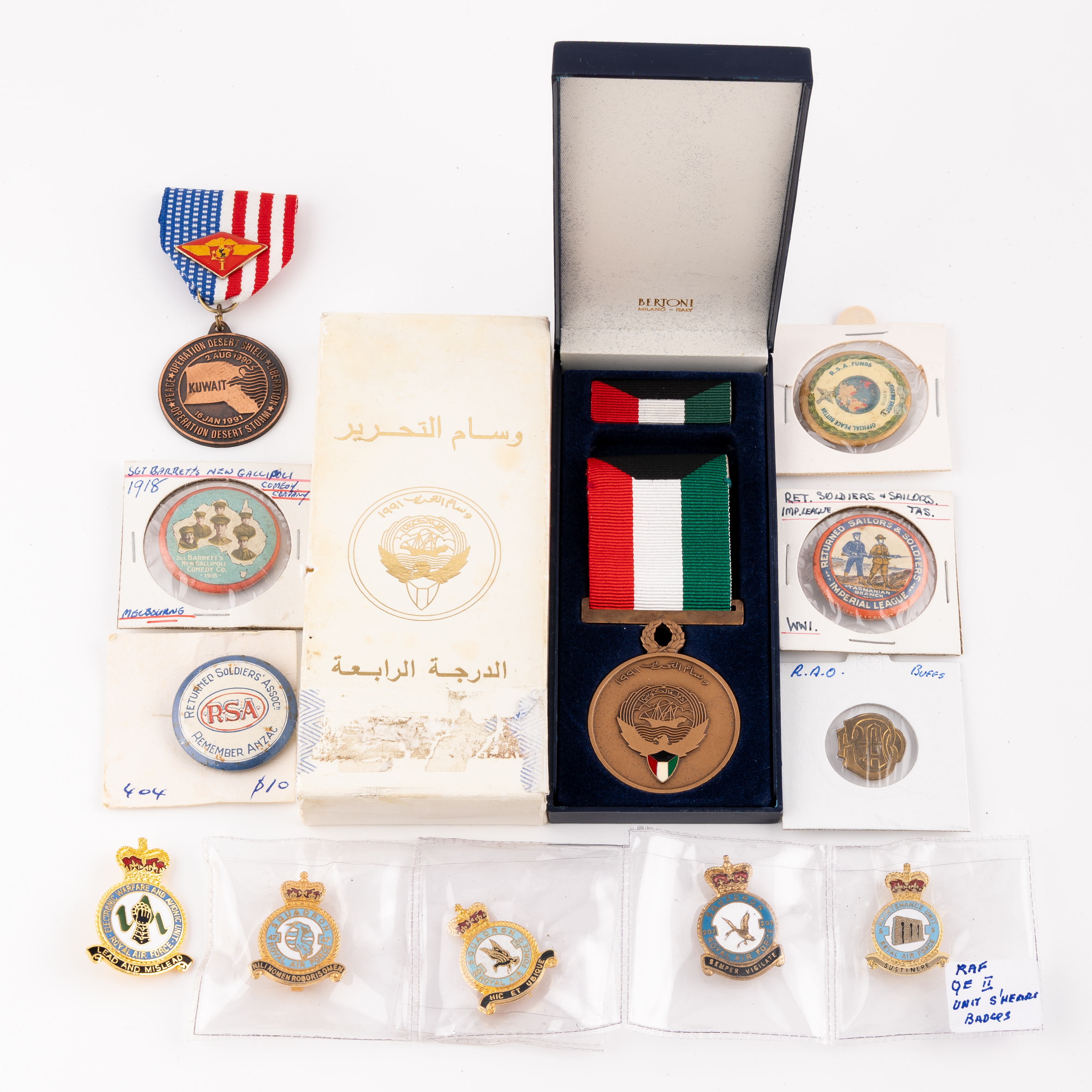 206 · Medals and Badges