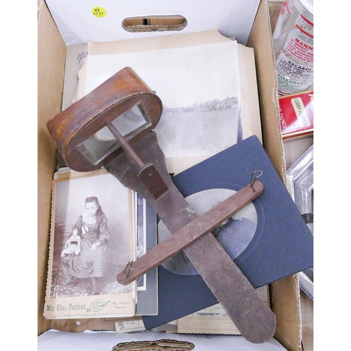 Box Antique Cabinet Photos Etc