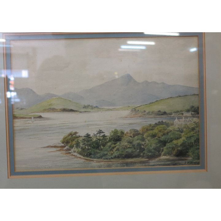 FRAMED WATERCOLOUR