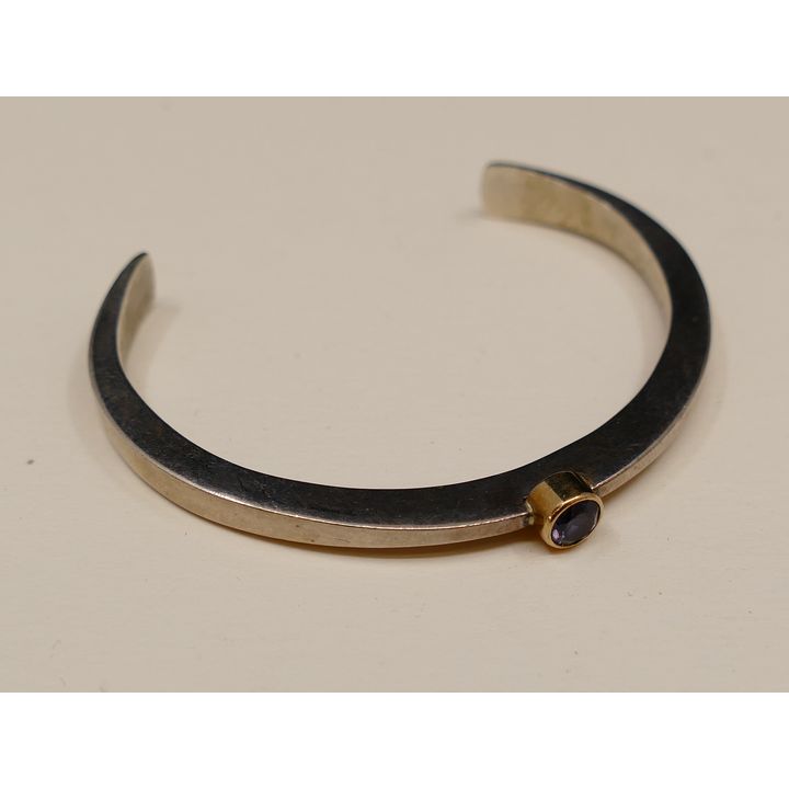 14K & Sterling Cuff Bracelet- 18g