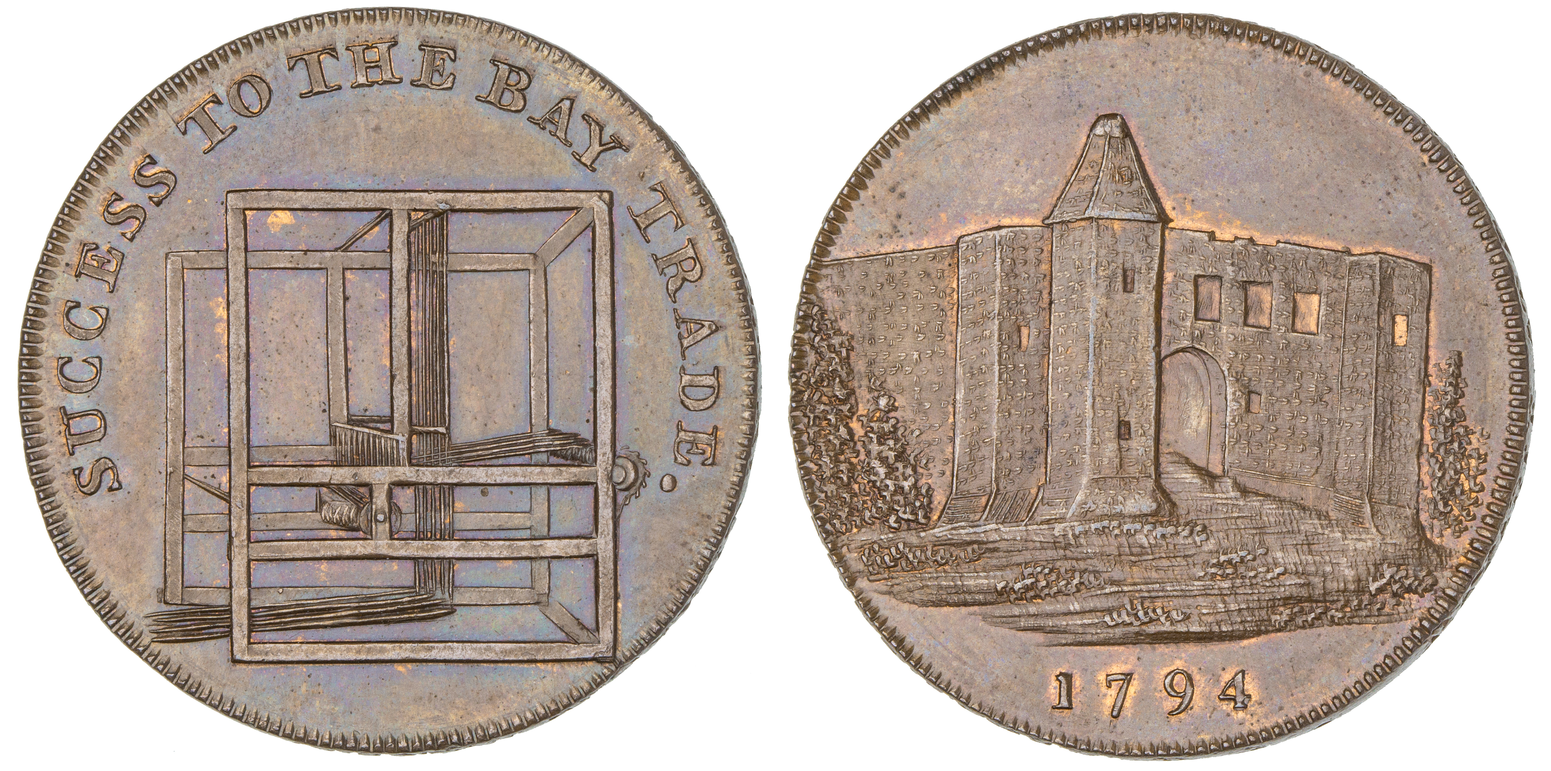 Great Britain, Halfpenny, 1794, UNC
