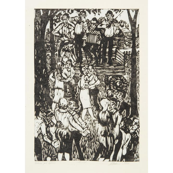 Władysław Rząb | Zabawa pod dębem, 1976