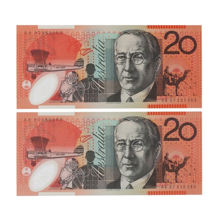 First Prefix - Stevens/Henry, Twenty Dollar, 2007 Uncirculated