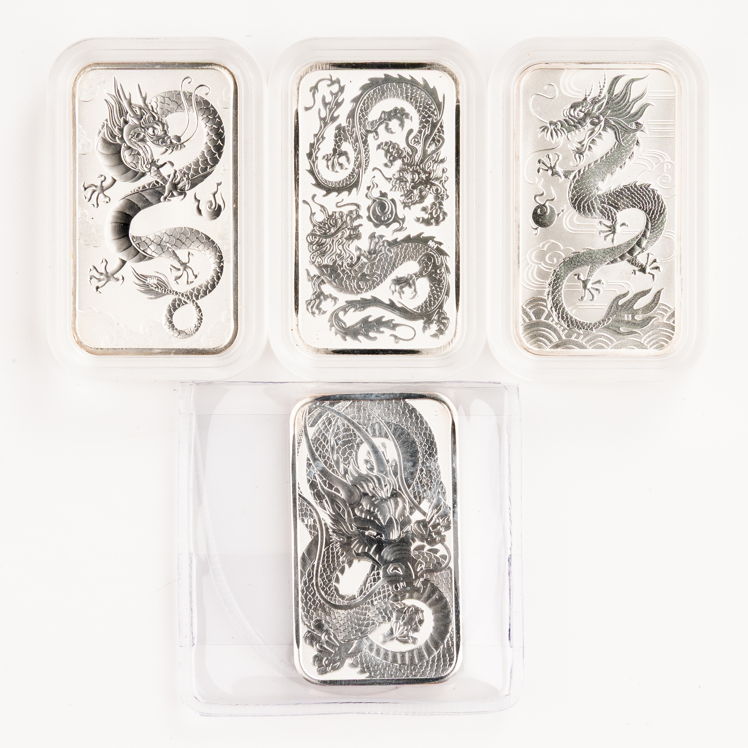33 · Perth Mint - Rectangle Coin, Dragon, One Dollar, 2018 - 2021,  FDC