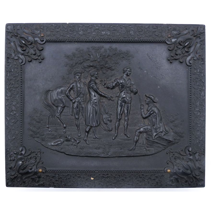 Antique Ambrotype Quarter Plate in Union Case