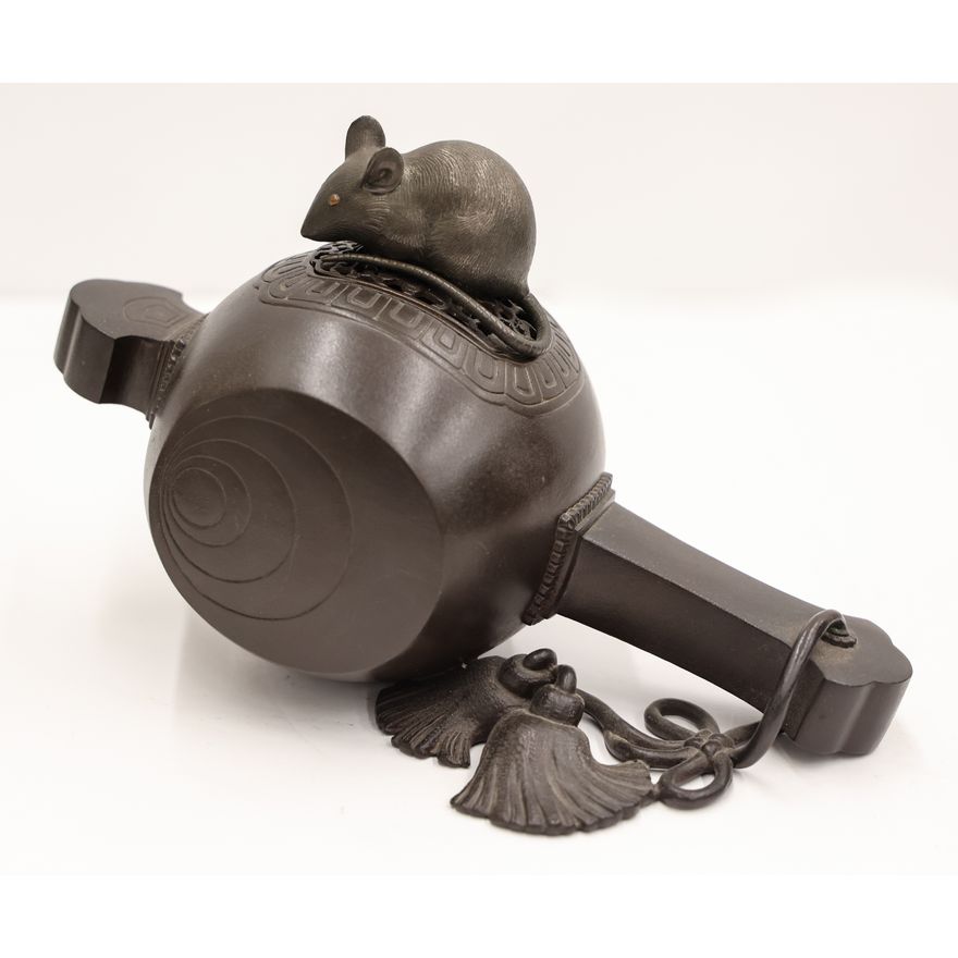 Japanese Bronze Lucky Hammer Koro Censer