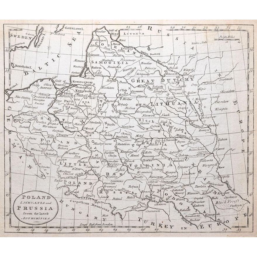 William Guthry, Thomas Kitchin | Poland Lithuania and Prussia from the latest authorities
