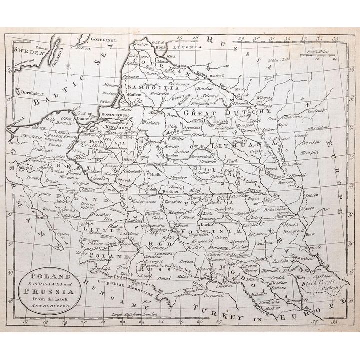 William Guthry, Thomas Kitchin | Poland Lithuania and Prussia from the latest authorities