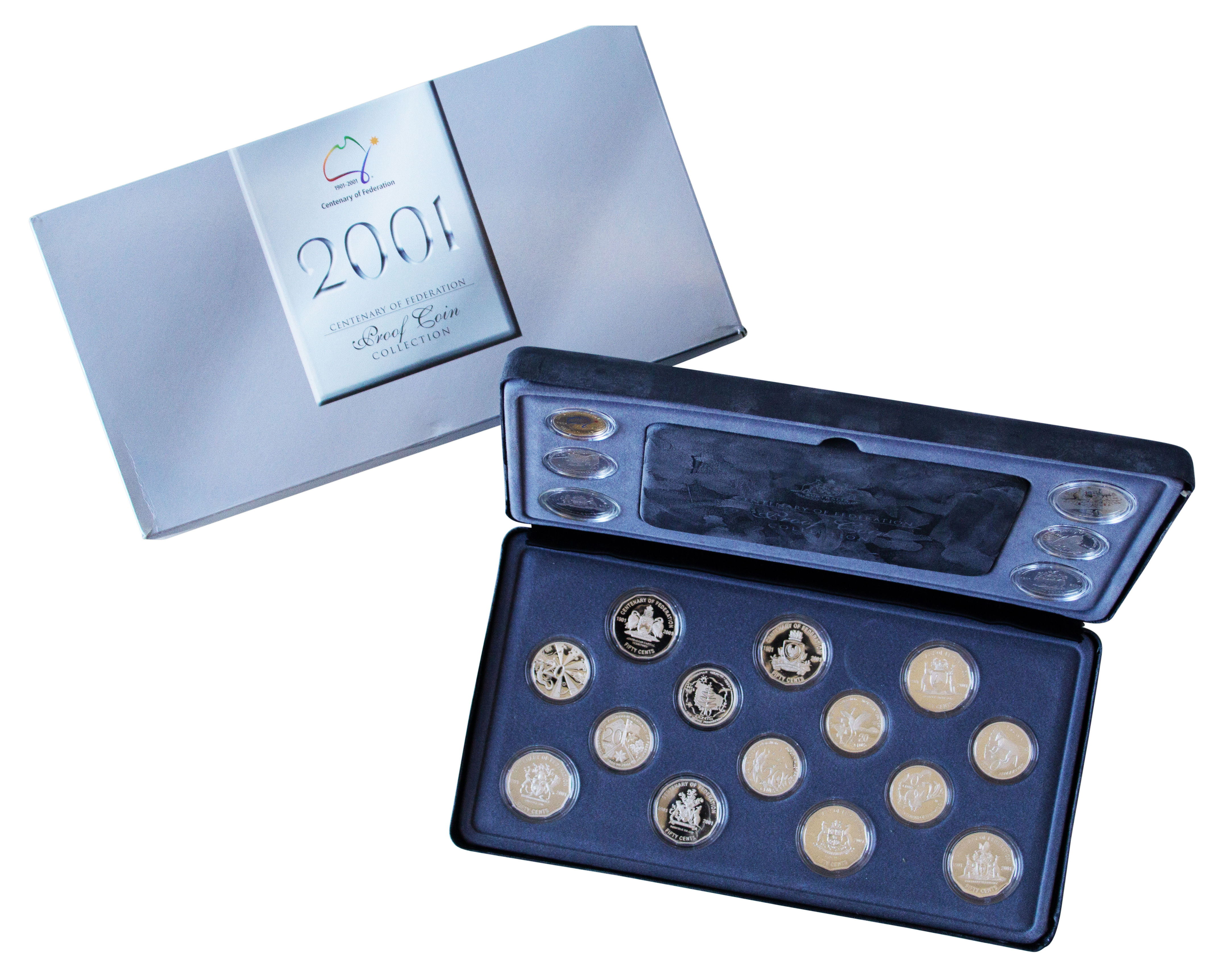 Set, Elizabeth II, 2001, aFDC - FDC