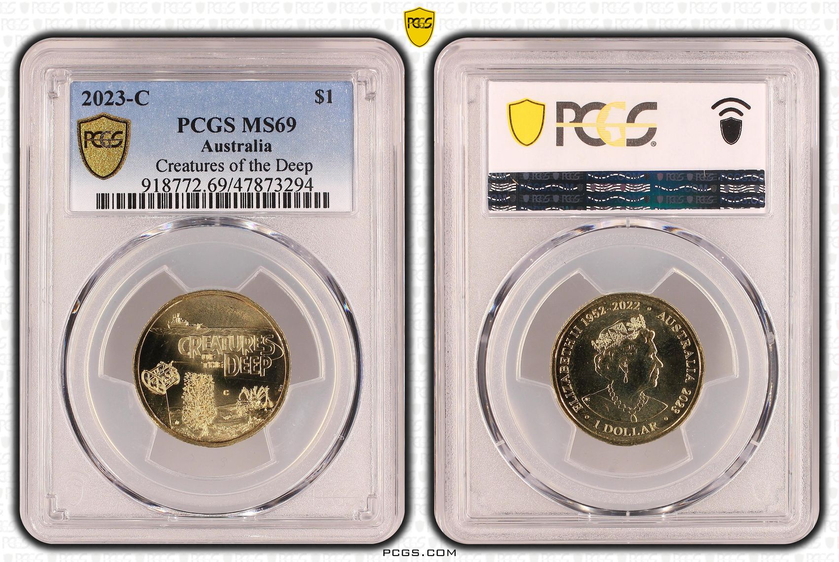 Creatures of the Deep, POP 6/0, One Dollar, 2023-C, PCGS MS69