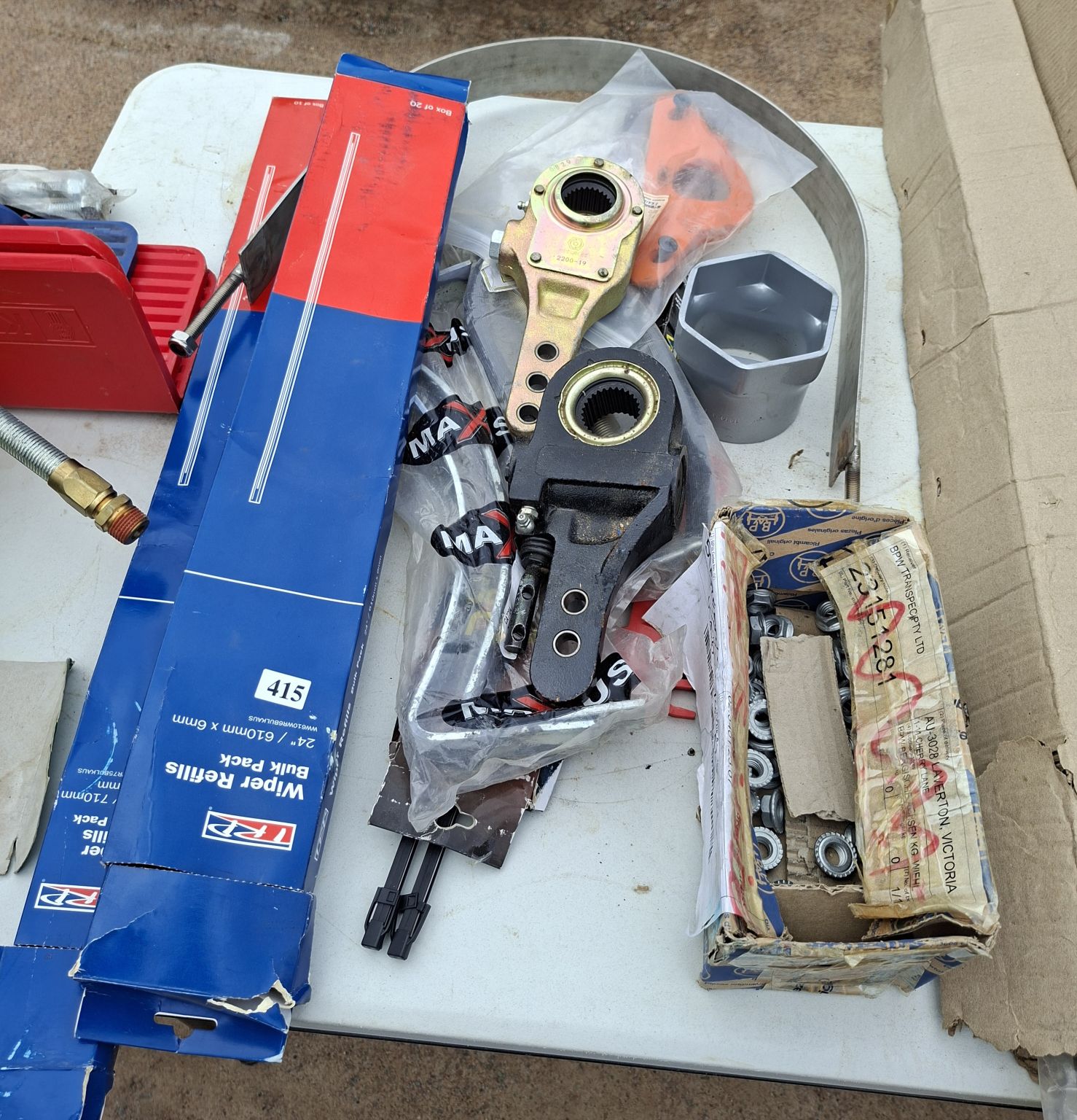 Collection Of Truck Parts