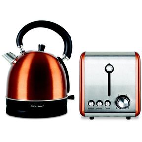 Mellerware Pack 3 Piece Kettle Toaster Egg Boiler Stainless Steel|