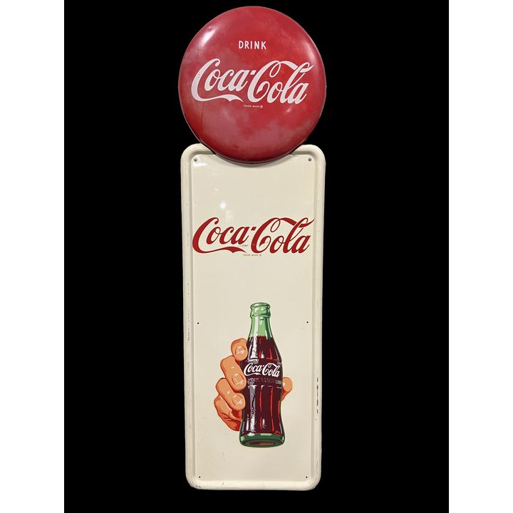 Coca Cola Coke Pilaster Soda Sign